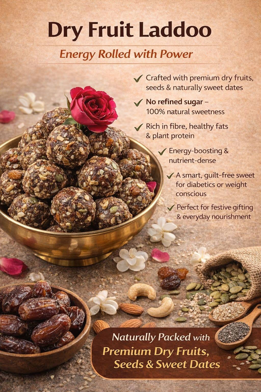 Dry Fruit Laddoo — Rasoi Tales