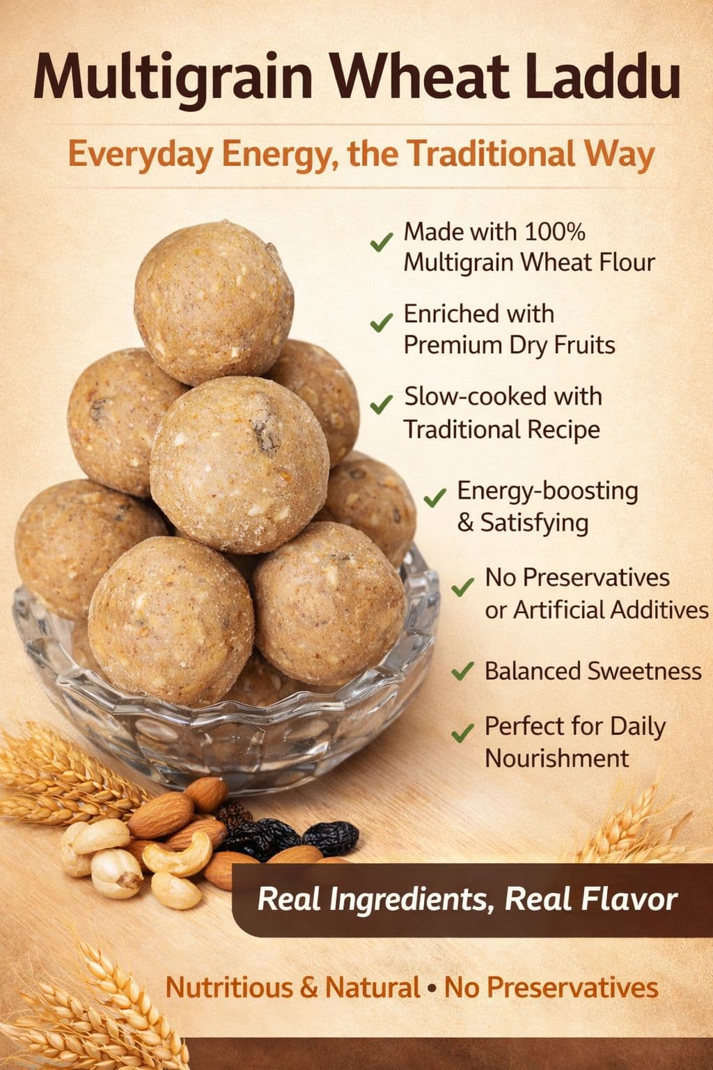 Multigrain Wheat Laddoo — Rasoi Tales