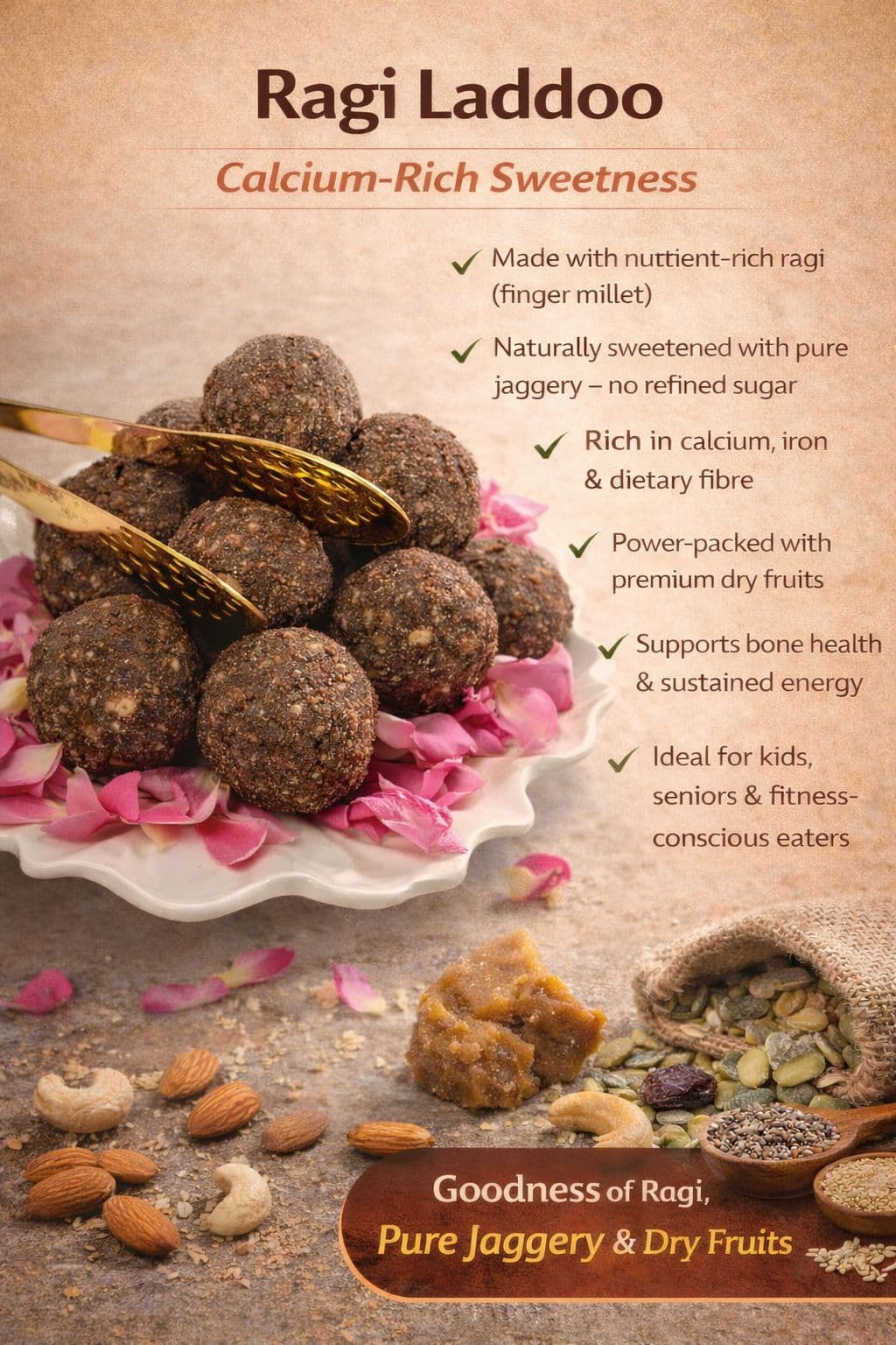 Ragi Laddoo — Rasoi Tales