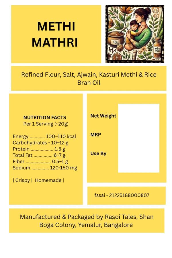 Methi Mathri — Rasoi Tales