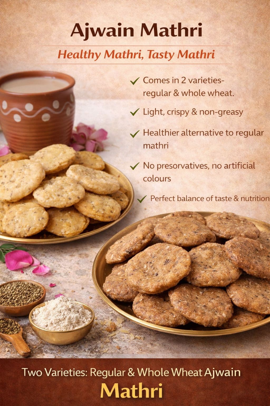 Ajwain Mathri — Rasoi Tales