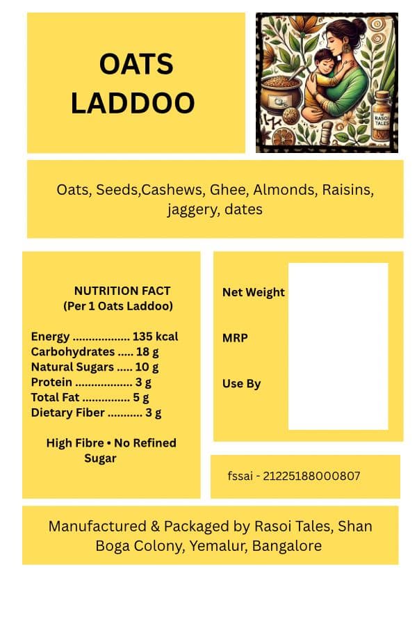 Oats Laddoo — Rasoi Tales
