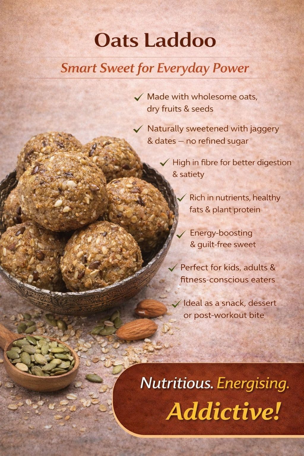 Oats Laddoo — Rasoi Tales