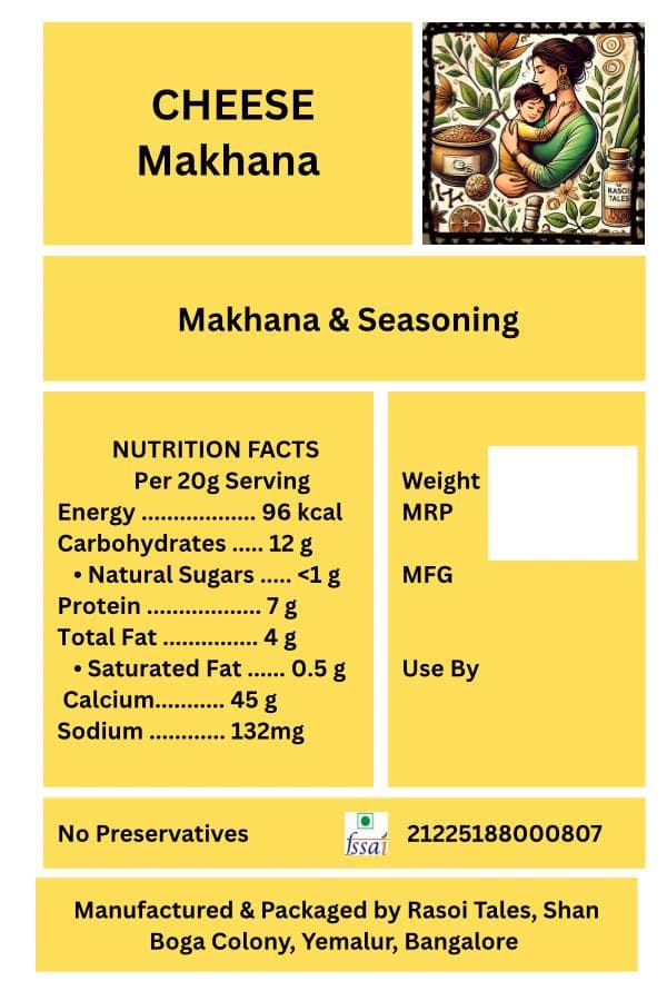 Cheese Makhana — Rasoi Tales
