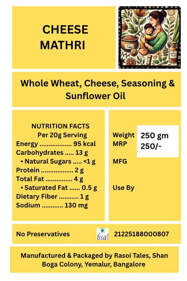 Cheese Mathri — Rasoi Tales